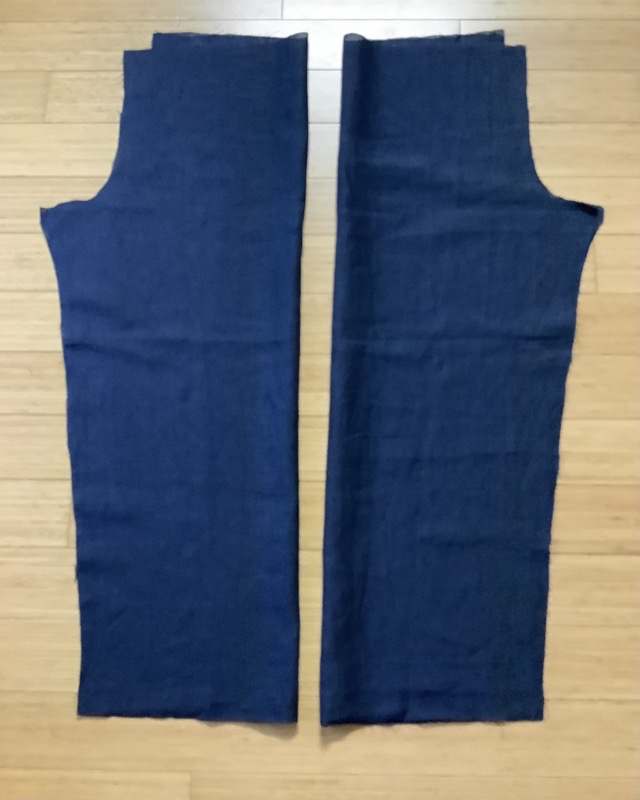 服作りーゴムパンツ股上縫い2