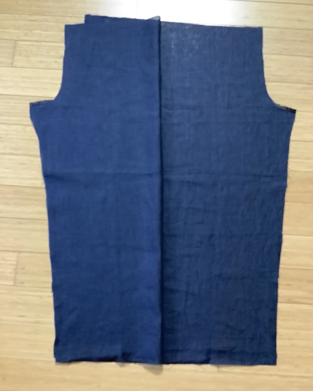 服作りーゴムパンツ股上縫い1